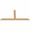 Ekena Millwork Portland Timber Gable Bracket, Western Red Cedar, 84"W x 42"H x 1 1/2"D x 5 1/2"F, 12/12 Pitch GBW084X42X0206POR00SWR - alternate 2